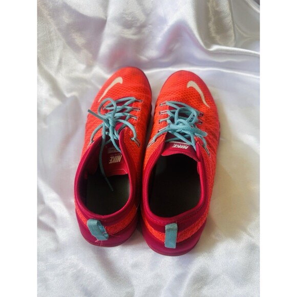Nike 641530-600 Free Training Cross Bionic 1.0 Womens Shoes Size 9.5 Red Blue - Picture 3 of 7
